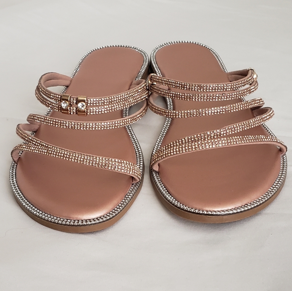 Sparkly Rhinestone Sandals - Picture 11 of 16